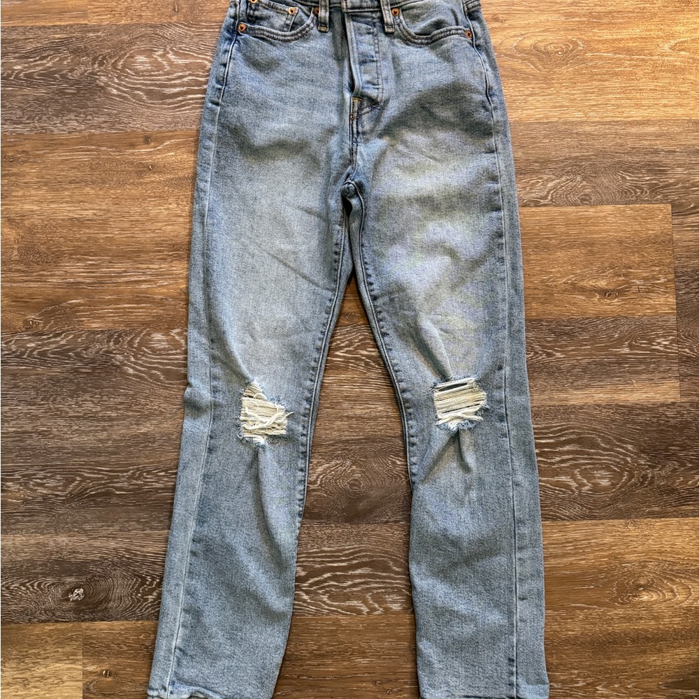 Levi's Wedgie Straight Stretch Jeans size 25